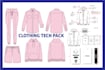 design tech pack, clothing tech pack, fashion tech pack, clothing design mockup