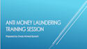 provide aml kyc and due diligence training material