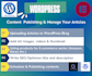 be your wordpress content publisher and ecommerce product listing