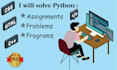 do python programs and assignments