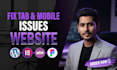 fix responsive issues of the wordpress website and make it mobile friendly