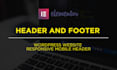 build your wordpress website header, footer by elementor pro