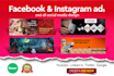 create facebook, instagram cover banner design