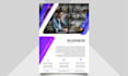 design amazing print ad flyer design