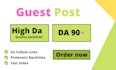 do high da guest post with authority backlinks
