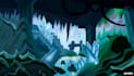 make a professional scenery, background in pixel arts