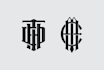 design custom monogram and initial logo