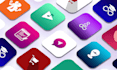 do flat mobile app icon for android and ios
