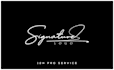 create modern handwritten and signature logo