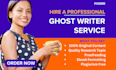 ghost write your book, ebook and amazon kindle books