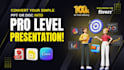 create powerpoint or canva presentation and animated PPT video