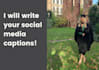 write your social media captions