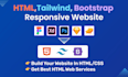 convert  figma to tailwind, html tailwind website, html website design