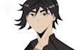 do 2d character animation, gif frame by frame in traditional 2d anime style