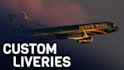 create msfs 2020 and 2024 virtual airline livery for microsoft flight simulator