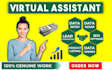 be your virtual assistant VA, data entry, advanced powerpoint design, chatgpt