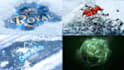 reveal your logo under snow frozen ice