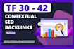 create high tf 30 plus dofollow SEO backlinks