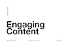 write engaging website content