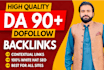 high authority da 90 white hat SEO contextual backlinks dofollow link building