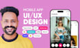 design futuristic ai app UI UX designs in figma