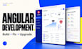 develop angular, ionic and node js web and mobile applications