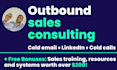 get you more sales with cold email and linkedin outrach as a business coach