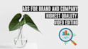 edit business commercials and promotional promos