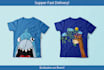 create baby kids cartoon animal graphic t shirt print design