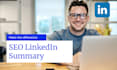 optimize and rewrite a unique linkedin summary
