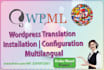 install wpml ,configure wpml in wordpress website