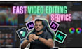 provide fast happy birthday video editing service ever