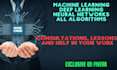 teach, consult in ai machine learning, deep learning, neural network in python