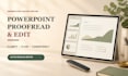 edit  your powerpoint presentation