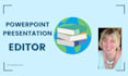 edit  your powerpoint presentation