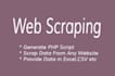 scrap data from any website