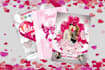 design special valentines day flyer, card, poster