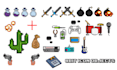 creat pixel art objects