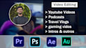 do beautiful video editing in adobe premiere and after efects