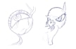 sketch your game character, weapon, props