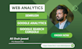 do web analytics through google analytics and search console