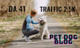 do guest post on a high da pet dog blog