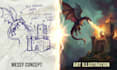 turn your idea or sketch into a professional artistic illustration