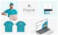 design a modern tech logo for your technology startup or small business