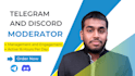 be your telegram admin or moderator for crypto projects