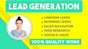 do b2b lead generation, web scraping, data mining,  data entry and VA