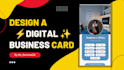 design printable and clickable digital business card