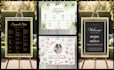 design beautiful wedding invitations, save the date, welcome signs, rsvp, menu