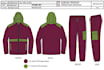 create a fashion tech pack with measurements