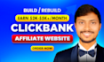 setup clickbank affiliate website for passive income